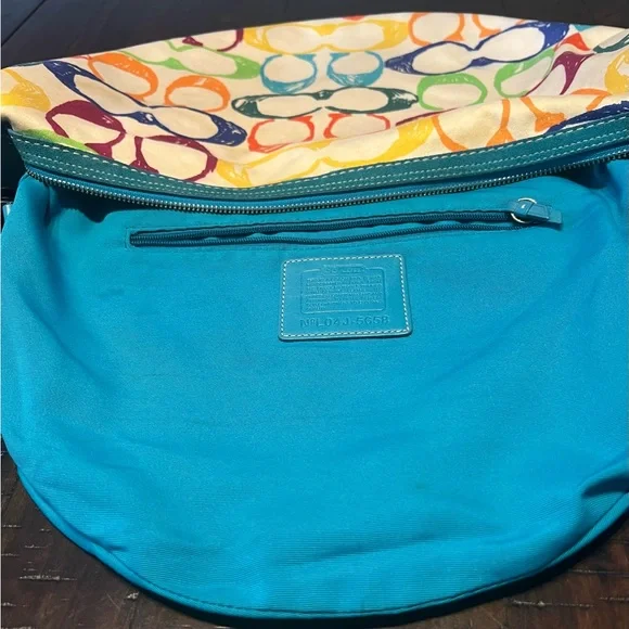 Coach Hampton Scribble Hobo Authentic Y2K Vintage Purse 2004 - Picture 10 of 12